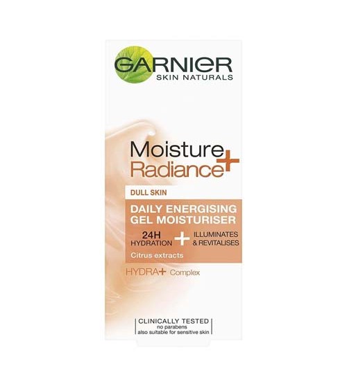 Garnier Moisture+Radiance Daily Energising Gel Moisturiser Hydra+Complex